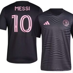 adidas Adult Inter Miami CF Lionel Messi #10 Jersey Black NWT